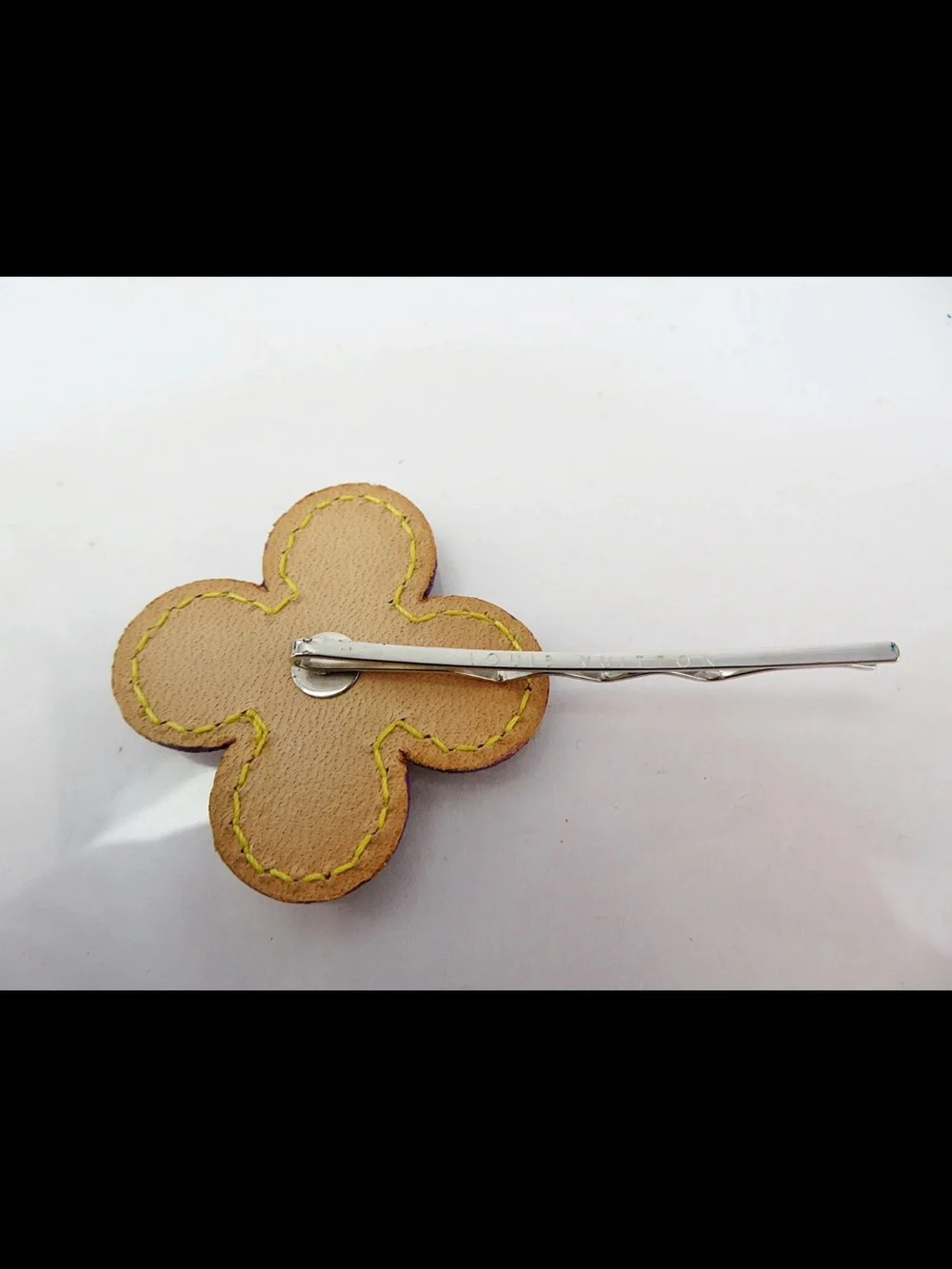 Louis Vuitton Multicolor Flower Bobby Pin Trio - Purple, Yellow, Light Yellow